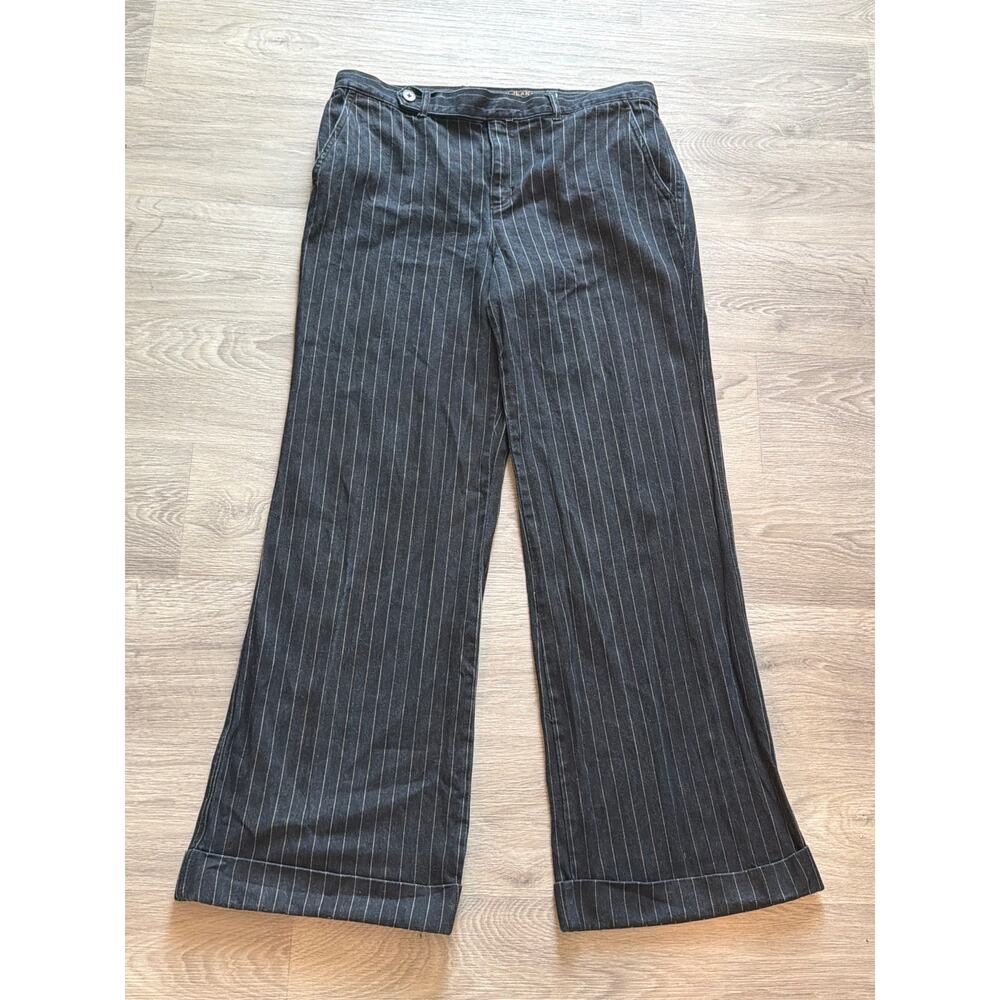 Lauren Jeans Co Ralph Lauren size 12 pin striped trouser jeans